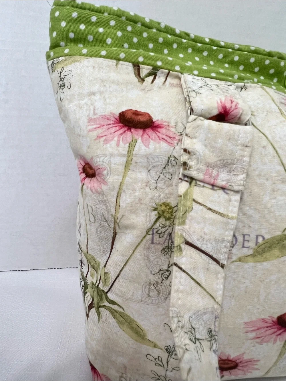 Handmade Floral Herb Garden Girl Prairie Cottagecore Bloomcore Handbag Tote Bag